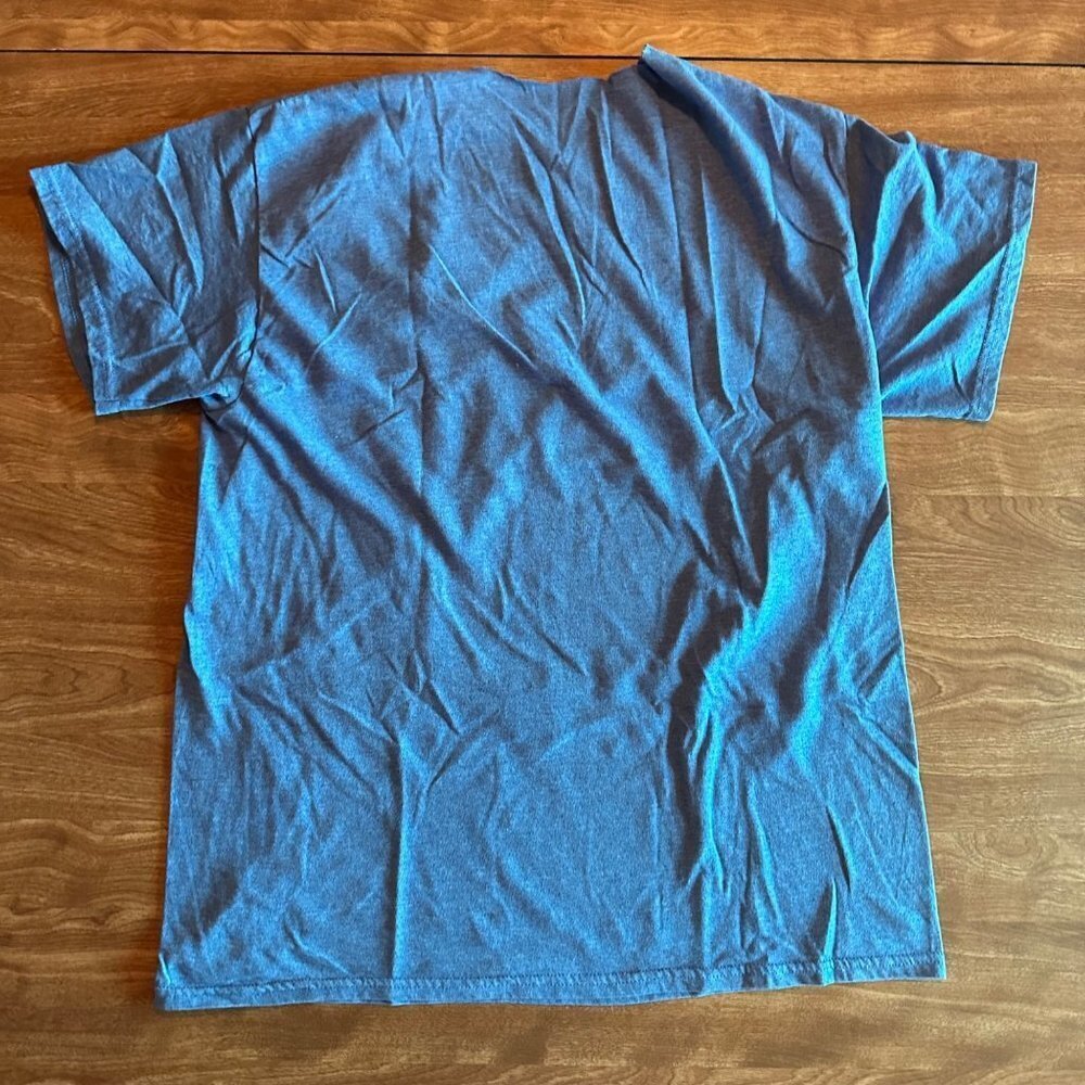 Gildan Dry Blend Blue Quartzsite Arizona Custom T-Shirt Size L - Picture 7 of 12